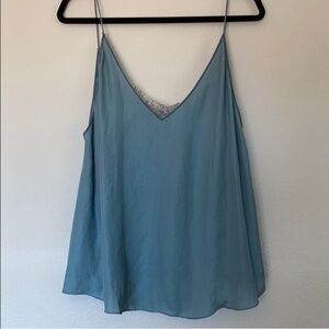 Free People Intimately tank lace Light teal string strap